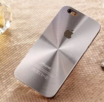 iphone6镭射反光手机壳Plus螺纹保护套5S前卫金属情侣外壳苹果4