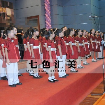 中小学生合唱服 男女生大合唱服装 儿童演出服