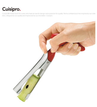 Cuisipro厨彩正品 专用苹果去核器去籽器切果器刮刀 创意厨房用具