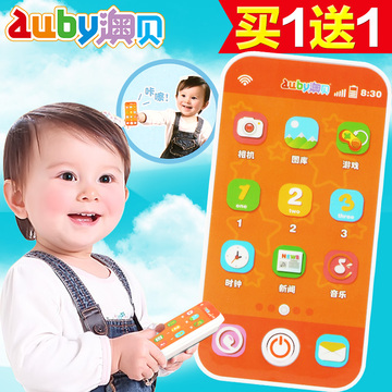 澳贝触屏智能手机463468 奥贝1-3岁幼儿童宝宝音乐电话早教玩具