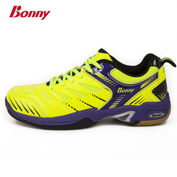 送袜子Bonny/波力2015新款301/302专业羽毛球鞋 室内运动鞋训练鞋