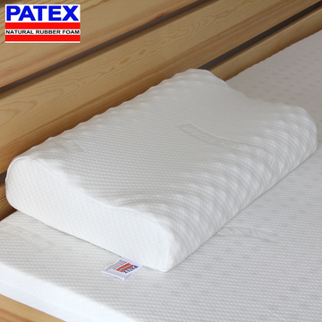 进口原装patex泰国乳胶枕 纯天然乳胶枕头 防螨颈椎枕成人护颈枕