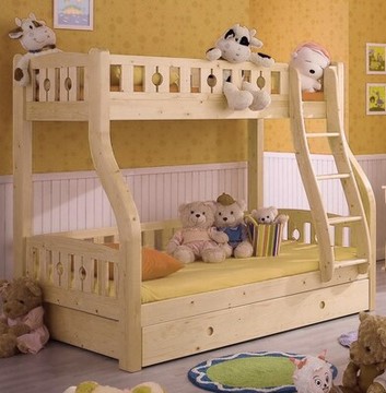 特价包邮实木儿童床上下铺上下床高低床子母床松木双层床母子床