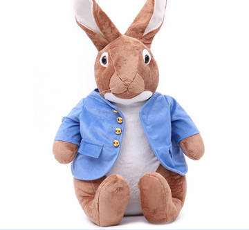 毛绒玩具正版胜女的代价彼得兔彼德兔玩偶公崽比得兔公仔兔兔包邮