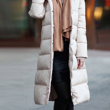 2015冬季新款大码女装jy-152加肥加大连帽修身长款棉服气质外套