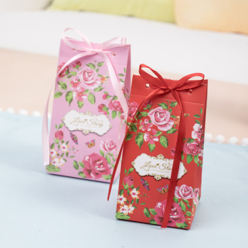 新款喜糖盒创意喜糖盒子纸质糖盒欧式喜糖包装盒结婚糖盒爱情故事