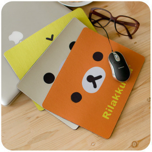 b1029轻松熊鼠标垫 可爱电脑周边 韩国风格卡通动物 创意小礼品