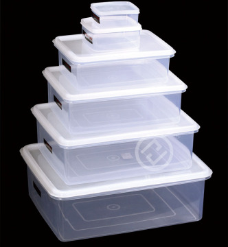 双剑食品塑料级鲜盒饭盒餐盒咸菜盒大容量冰箱储物盒收纳盒