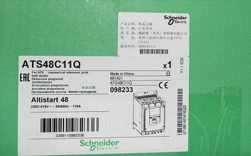 施耐德软启动器ATS48C11Q 55KW三相230-415V原装正品 大量现货