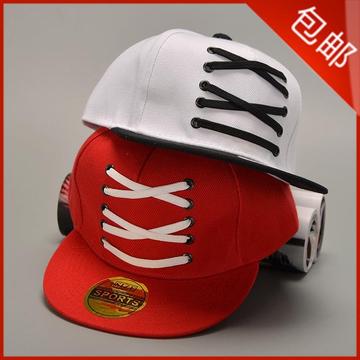 帽子xbdz-新款平沿帽  儿童时尚鞋带式遮阳街舞嘻哈帽棒球帽C-83