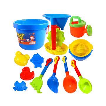 儿童沙滩玩具套装 大号 宝宝玩沙子挖沙漏铲子工具 婴儿戏水玩具