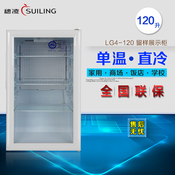 穗凌LG4-120 立式冷藏小冰柜 家用宿舍冷柜 食堂幼儿园留样柜包邮