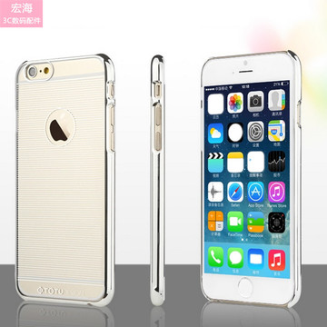 TOTU苹果6炫金透明手机壳 iphone 6超薄透明防水防滑下手机保护套