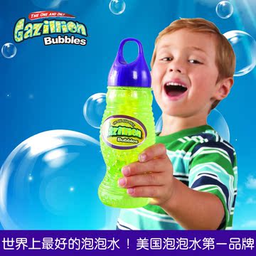美国Gazillion泡泡水 无毒泡泡棒吹泡泡玩具泡泡液 户外玩具