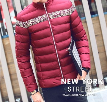 2015冬季男装棉衣外套男士韩版青年立领羽绒棉服加厚保暖棉袄上衣