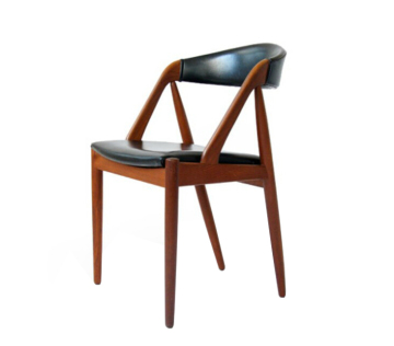北美黑胡桃实木餐椅 中世纪风格真皮实木靠背休闲餐椅 西餐 椅