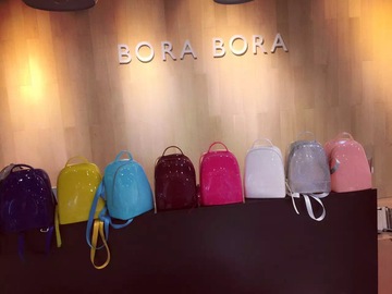 2016年春夏款韩国代购BORABORA波拉波拉爆款果冻包 双肩包