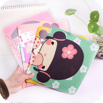川家家 韩国文具批发 可爱女孩安古柰奈子卡通防滑桌面鼠标垫