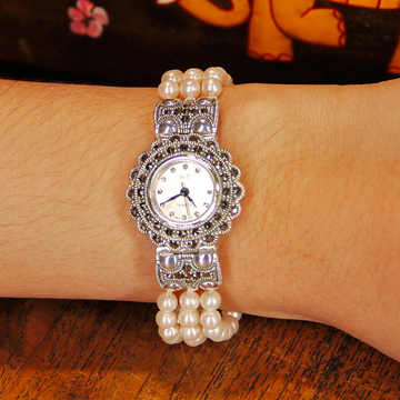 泰国直发正品925纯银女款手表老银匠手工泰银复古女式手表手链