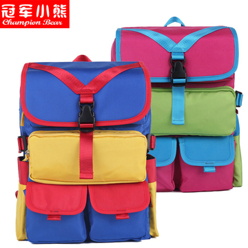 2014新款韩版儿童书包 中小学生1-3-6高年级时尚休闲旅行双肩背包