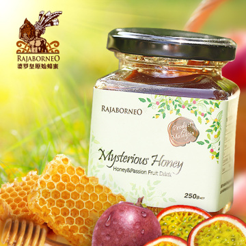 买一送一 原装进口百香果蜂蜜250g纯净天然农家自产 婆罗皇包邮