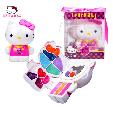 Hello Kitty凯蒂猫正品儿童化妆品美丽专业化妆箱 女孩彩妆盒套装