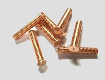 镀铜焊接螺丝/点焊螺丝/植焊钉/焊接螺柱/点焊柱镀铜M12/20M12/50