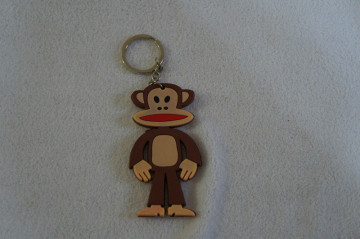 韩国正品卡通猴软胶钥匙扣经典猴子小挂饰 卡通钥匙链