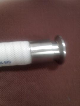 食品级硅胶钢丝软管 输送液体 耐压好 304不锈钢 无塑化剂 38mm