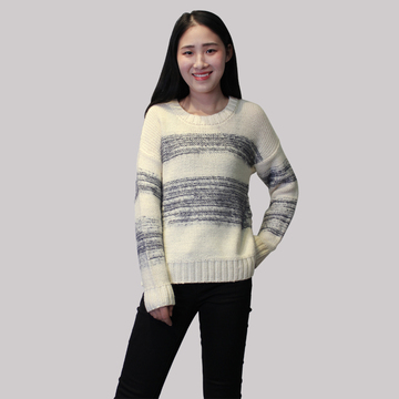 设计原创秋冬米色粗线羊毛套头衫厚毛衣女2015年秋季均码常规款
