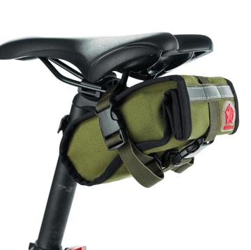 乐炫自行车包山地车尾包加大系列帆布防水工具包骑行装备鞍座包