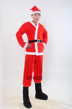 儿童圣诞节服装男女成人圣诞服饰圣诞老人装扮童装圣诞老人表演服
