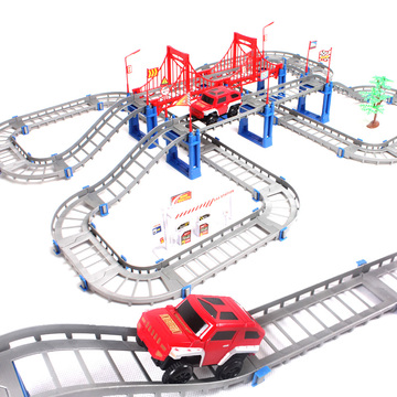 新品多层电动轨道车 托马斯式轨道火车玩具电动车儿童玩具包邮