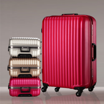 行李箱24寸拉杆箱万向轮女男韩版PC旅行箱铝框28寸韩国登机箱20寸
