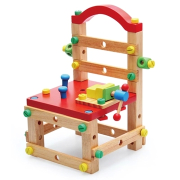 儿童椅拆装鲁班椅 螺母组合拼装玩具幼儿园 益智男孩女孩3岁以上