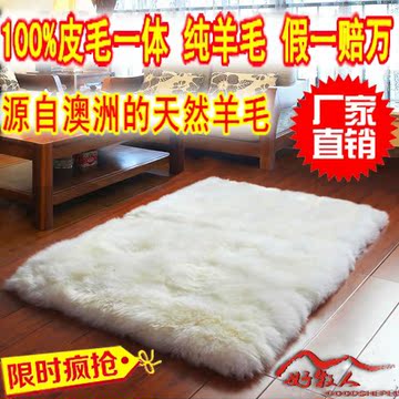 纯羊毛地毯加厚客厅卧室床边地毯茶几地垫飘窗防滑垫沙发垫可定制