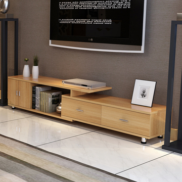 亿家达韩式现代简约电视柜可伸缩客厅组合柜创意简约小户型电视柜