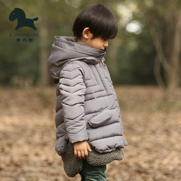 男童中长款加厚棉衣棉袄棉服2015韩版中小童5.6.7.8.9岁儿童外套