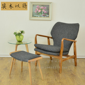 特价单人布艺沙发个性创意北欧沙发椅实木休闲懒人沙发躺椅包邮