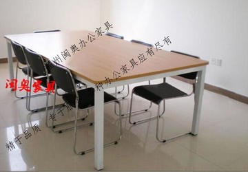 福州办公家具，钢架会议桌，简约现代会议桌