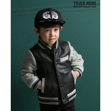 韩国进口童装正品代购tigermini男童冬款新款简约外套