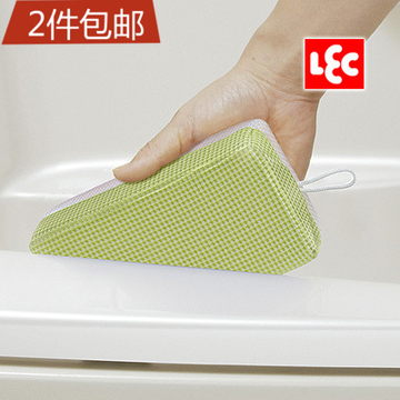 日本LEC 厨卫清洁海绵擦浴缸清洁擦超细纤维双面海绵擦瓷砖魔力擦