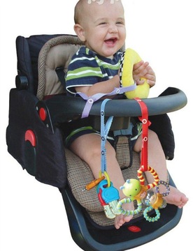 宝宝玩具奶嘴防掉带 便携带系绳婴儿推车玩具绑带挂带