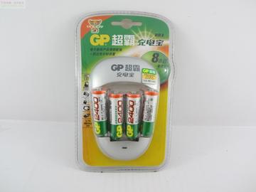 GP超霸 镍氢快速充电电池套装KPB27 4节2400mah镍氢充电电池