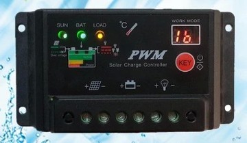 太阳能专用控制器12V/24V 10A通用路灯控制器家用控制器升级版