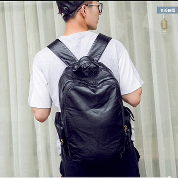 男包街头潮流中学生书包旅行双肩背包女包日韩版学院风商务电脑包