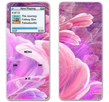 苹果ipod nano1 艺术花 外壳贴膜 彩贴 炫彩贴 全身贴 贴纸