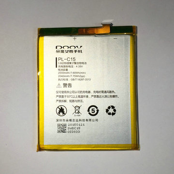 朵唯L1M电池L1M内置原装电池PL-C15 2000mAh 原装正品支持验证