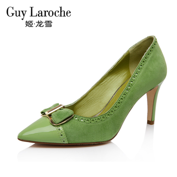 Guy Laroche 姬龙雪专柜同步真皮女鞋 女士优雅单鞋 GH14A0500414