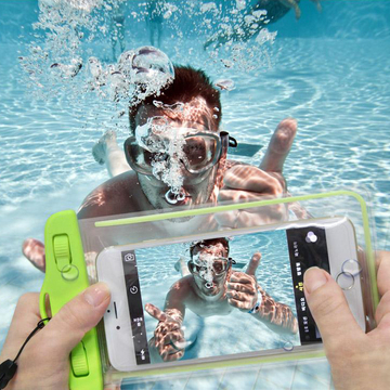 手机防水袋手机套三星小米苹果6plus手机袋夜光游泳防水套